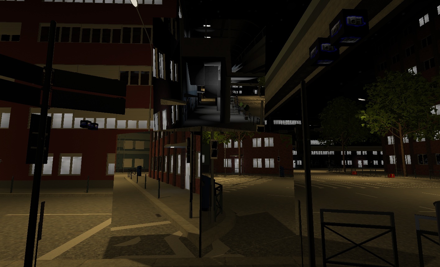 Material with mirror reflections